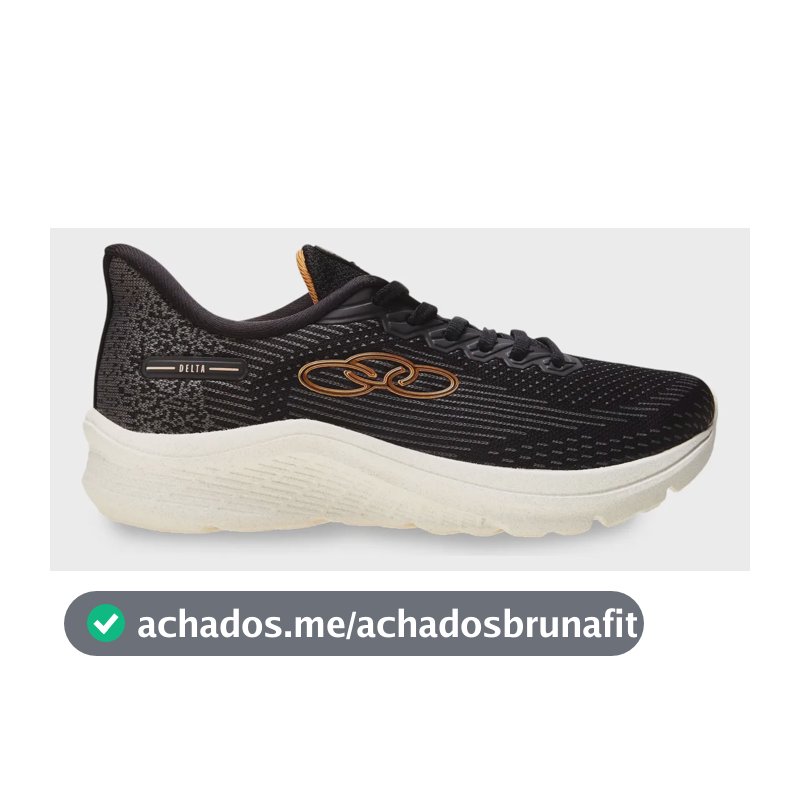 Tênis Masculino E Feminino Delta 122 Olympikus Preto/chumbo Liso 38 Br
