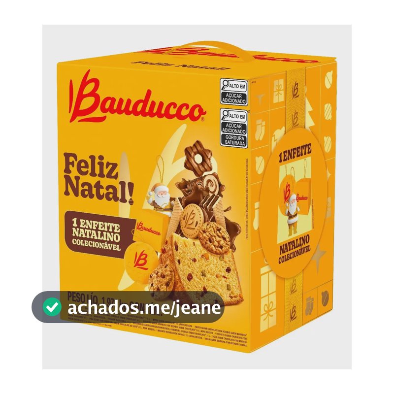 Cesta De Natal Bauducco P