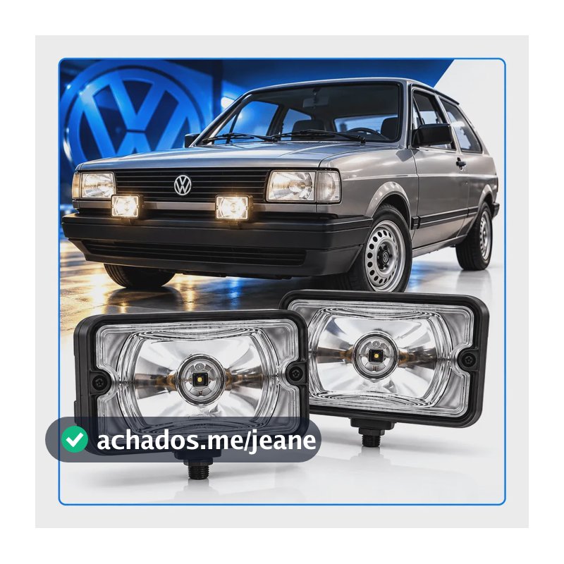 Par Farol Milha Longo Alcance Adaptação 12v Par John Deere