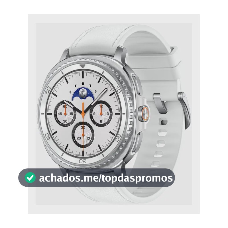 Samsung Galaxy Watch8 Classic Smartwatch 46mm LTE, Galaxy AI, Tela em Cristal de Safira Branco