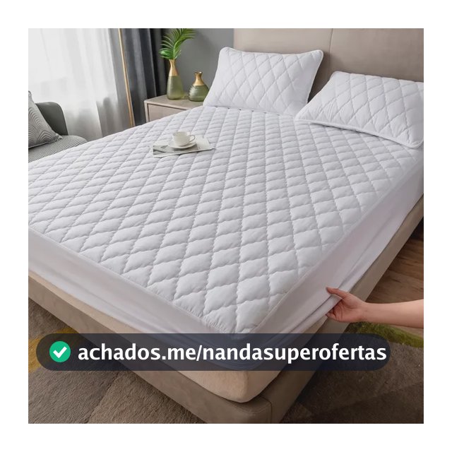 Capa Protetora Colchão Box Casal Padrão Matelado Impermeável
