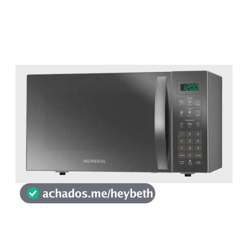 Micro-ondas Mondial 1400W MO-02-34-E Espelhado 110V
