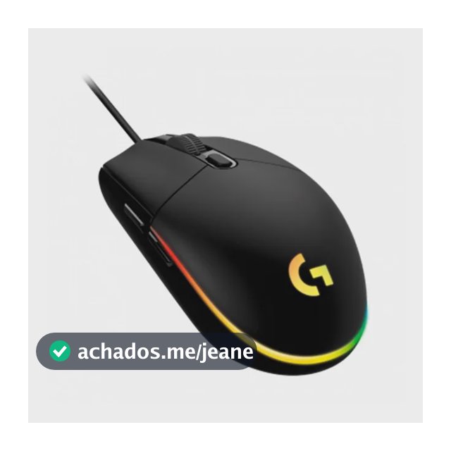 Mouse Ótico para Jogos Logitech G203 LIGHTSYNC Preto