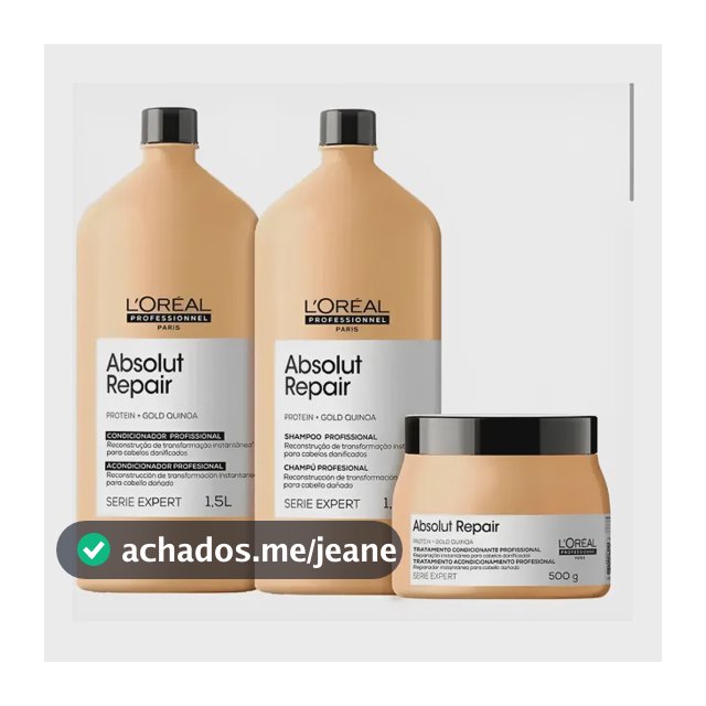 L'oréal Absolut Repair Trio De Reconstrução