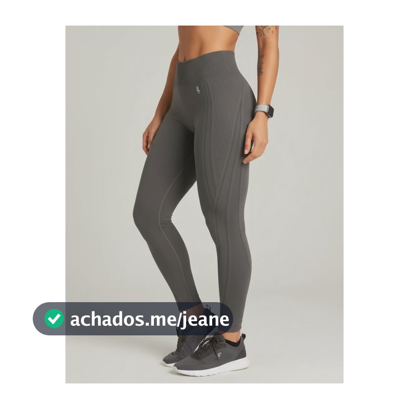Calça Feminina Legging Lupo Max Fitness Poliamida Premium Grafite P