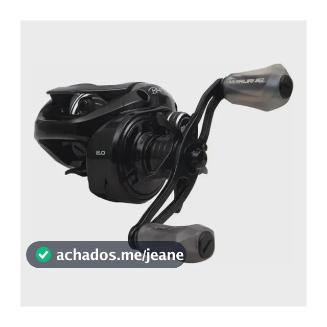 Carretilha Black Tamba Bg Edição Limitada 30 Anos Maruri Preto Esquerdo