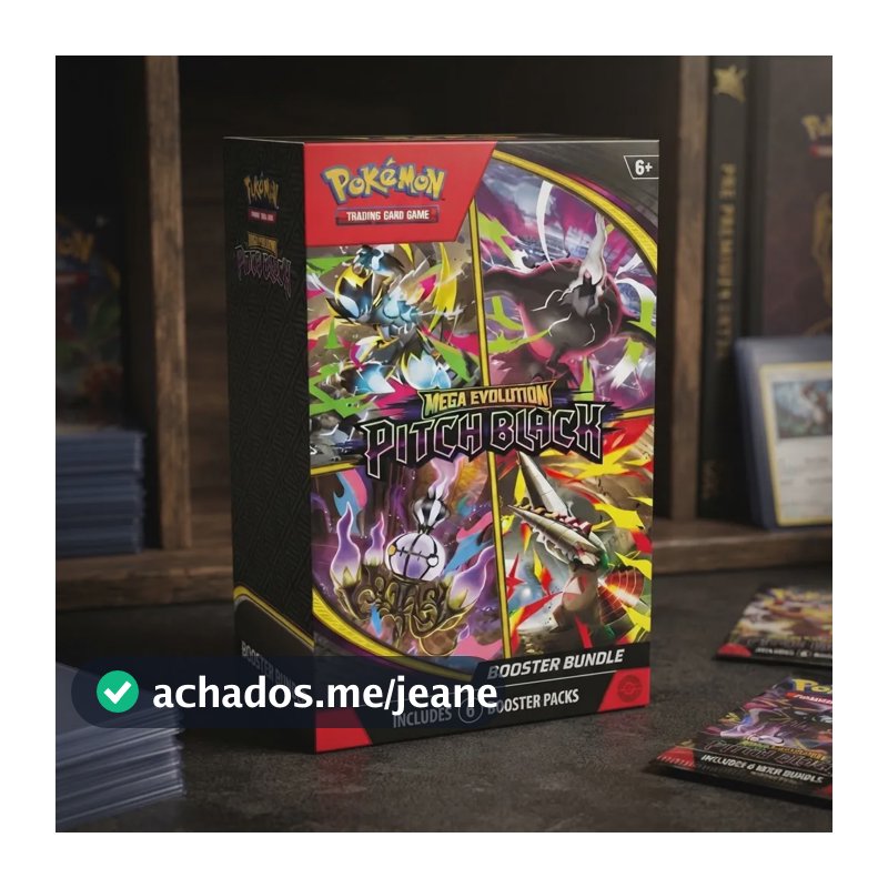 Pokémon Combo De Booster Bundle Pitch Black Me5 - Inglês Inglês