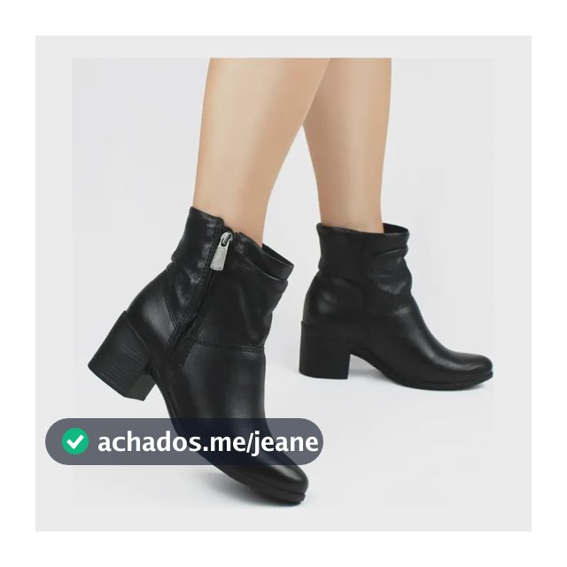 Bota Bottero Couro Legitimo Ziper Calce Facil Envio Rapido