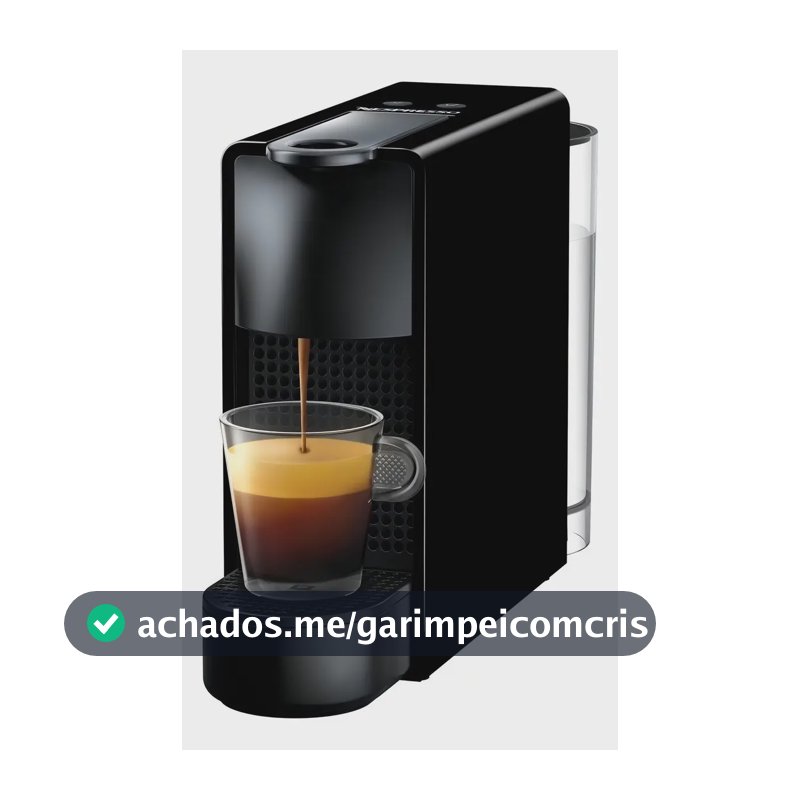 Cafeteira Nespresso Essenza Mini Preta