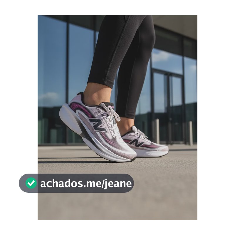 Tênis New Balance De Corrida Fresh Foam Ellipse Feminino  Rosa 38 Br