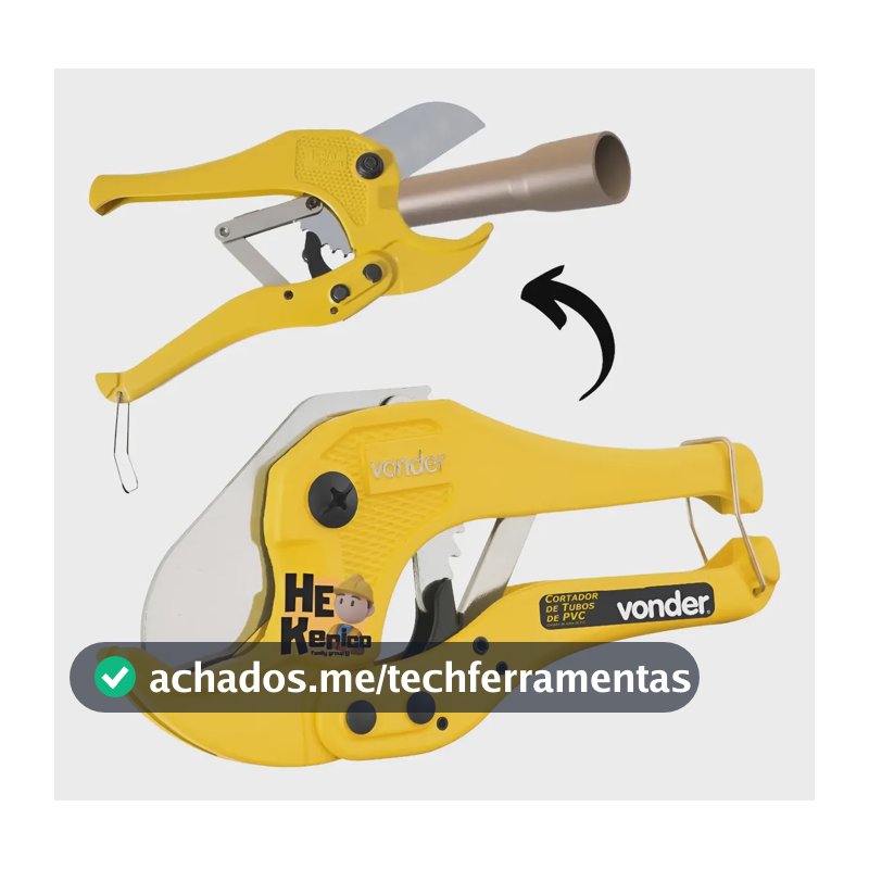 Cortador Tubo Pvc Cano Frio Mang Alicate Ferramenta Para Cob