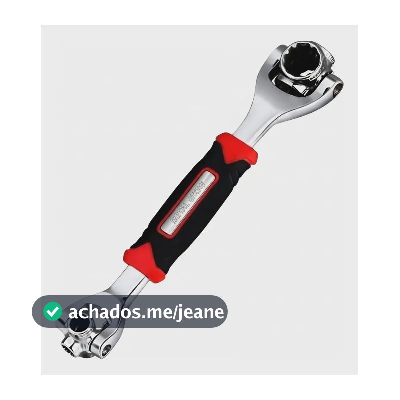 Chave Universal 8 em 1 com Cabeça Rotativa 360° Metal Show