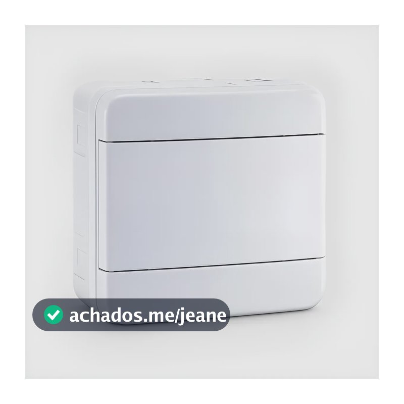 Quadro Distribuição 8 Disjuntores Din Br Sobrepor Forceline