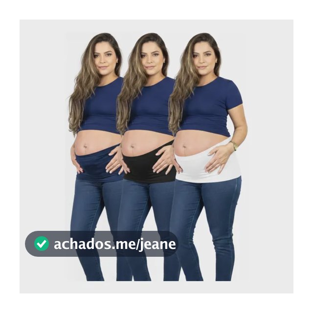 Kit Com 3 Faixas Gestante