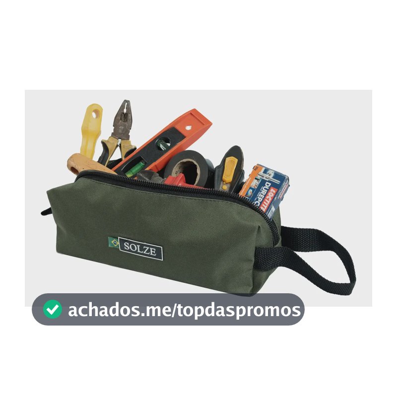 Estojo Grande Para Ferramentas Solze Verde-musgo