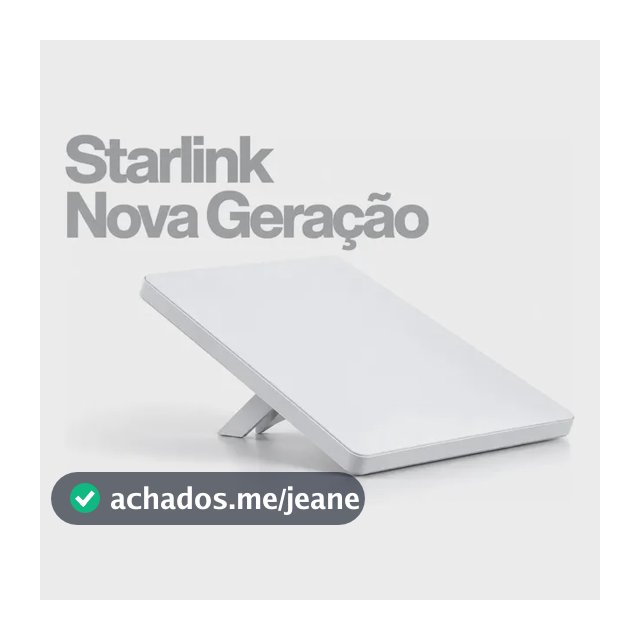 Starlink Mini Kit Gen3 Exclusivo Cor Branco