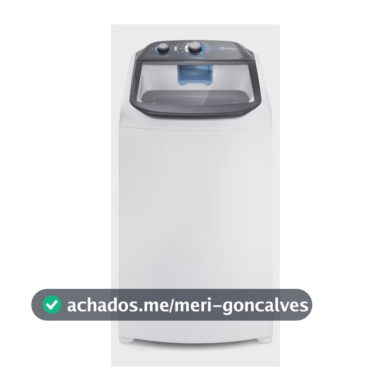 Máquina de Lavar Electrolux 13kg Cesto Inox LDA13 Branco
