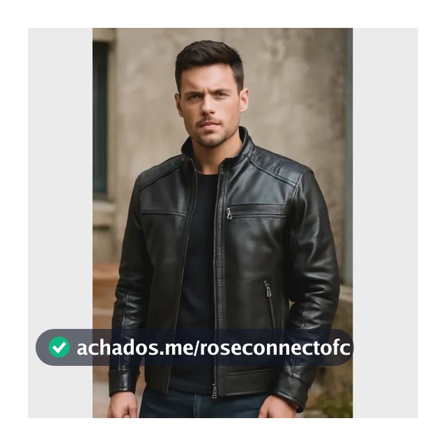 Jaqueta Couro Masculino Slim Resistente