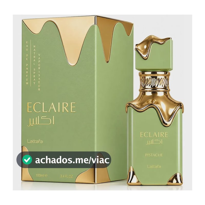Perfume Árabe Lattafa Eclaire Pistache Eau De Parfum 100ml