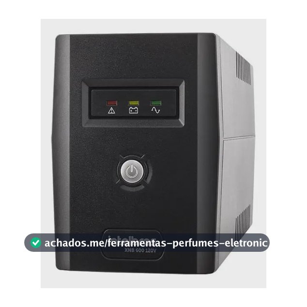 Nobreak Interativo Monovolt Intelbras Xnb 600va 120v Cor Preto