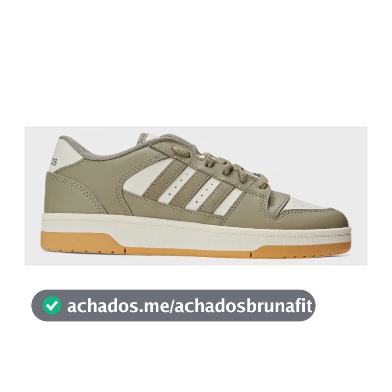 Tênis Casual Masculino Break Start adidas Verde E Branco Liso 40 Br