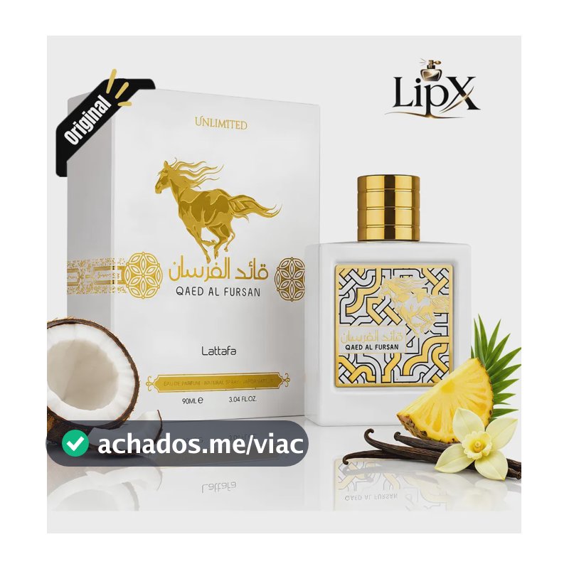 Perfume Árabe Qaed Al Fursan Unlimited Edp 90ml