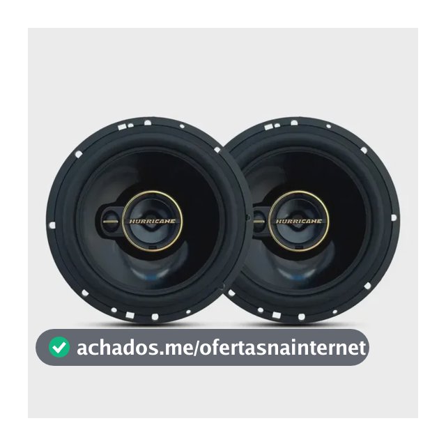 Par De Alto Falante Hurricane Triaxial Aurum A6t 6 Pol 120w RMS 240w max