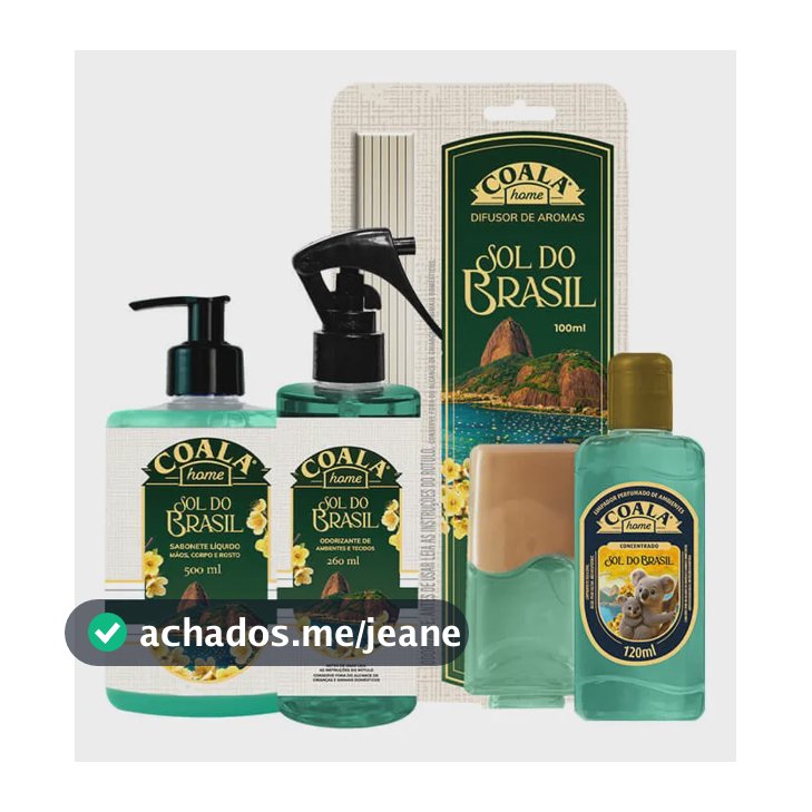 Kit Coala Home - Sol Do Brasil - 4 Itens