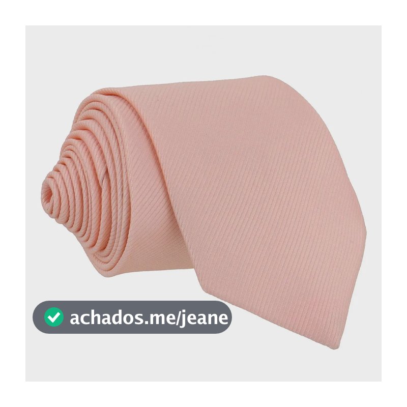 Gravata Masculina Premium Tradicional Padrinhos Casamento Noivos Semi Slim Várias Cores Salmão