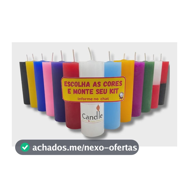 Kit 12 Velas 7 Dias Coloridas Votiva 260g Parafina Atacado Sem Fragrância