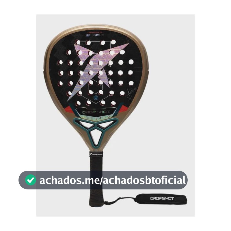Raquete De Padel Drop Shot Axion Attack 2.0 Jon Sanz 2026 Dourado-escuro