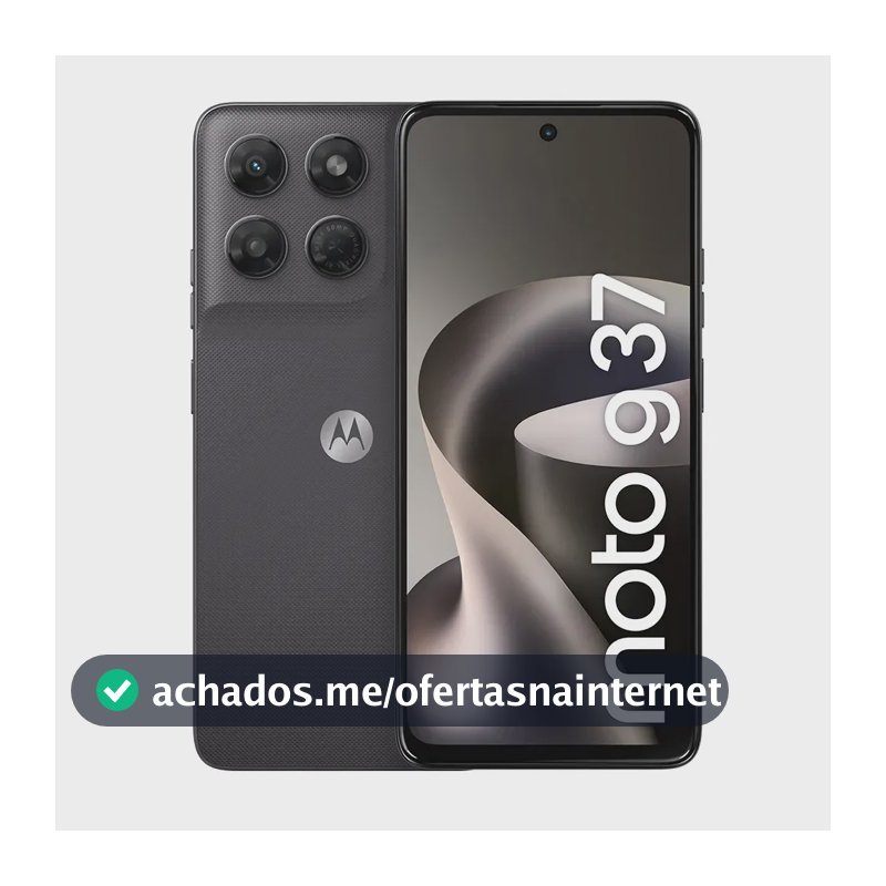 Smartphone Motorola Moto G37 5G - 128GB 4GB RAM + 8GB RAM Boost, Camera 50MP com editor magico, Bateria de 5200 mAh e tela 6.7" 120Hz, NFC - Grafite