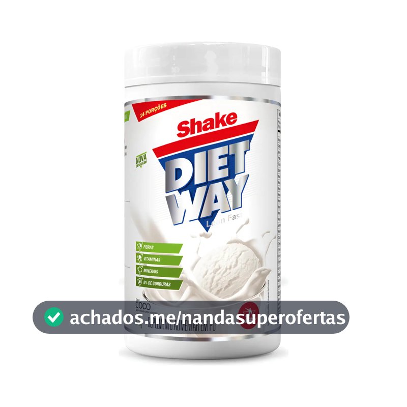 Shake Diet Way Midway Labs 420g Coco Pó Nutricional Vitaminas/Minerais