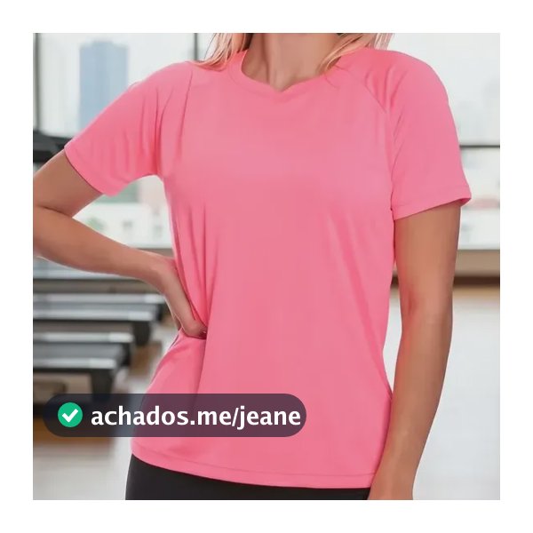 Camiseta Feminina Dry Fit Camisa Academia Treino Blusa Uv