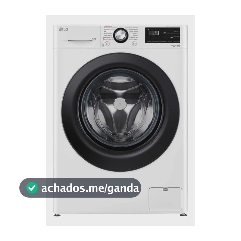 Lavadora LG Vc5 12kg Branca Com Ia Aiddtm - 127v 127v Branco