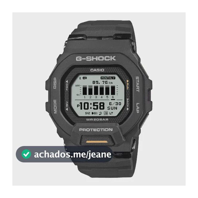 Relógio Casio G-shock G-squad Sports Gbd-200-1a1dr Preto