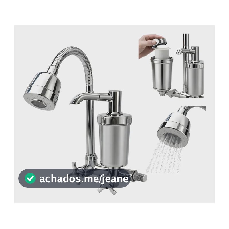 Torneira Para Cozinha Gourmet Metal Com Filtro Abs Mesa