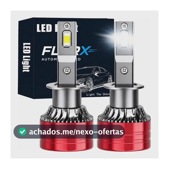 Kit Ultra Led Lampada Farol H1 H3 H4 H7 H8 H11 Hb3 Hb4 H27