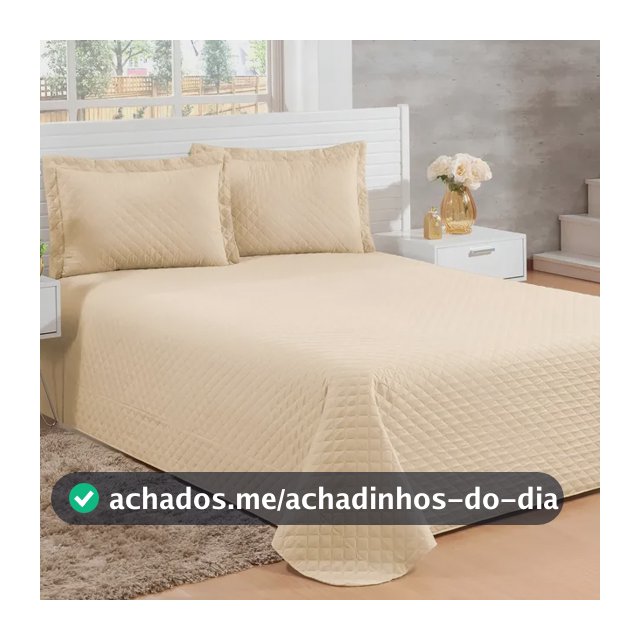 Kit Cobre Leito Veneza Super King 3,00x2,80 Size Box 3 Peças