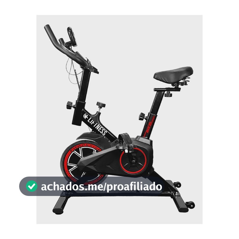 Bicicleta Ergométrica Profissional Spinning X11 Em Aço Carbono Suporta Até 120kg - Liftness Preto