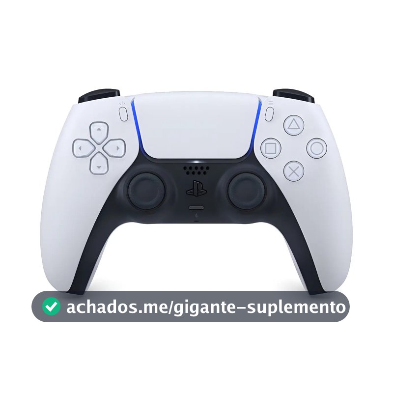 Controle Sony Dualsense Sem Fio White Ps5