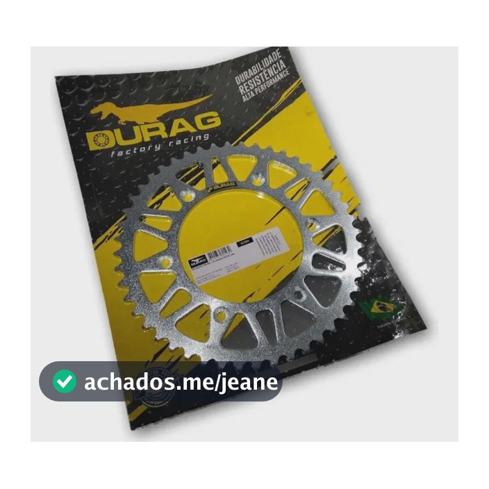 Coroa Aço 1045 Durag Kawasaki Kx 250f Klx Kdx 48 49 50 51 52 52 Dentes