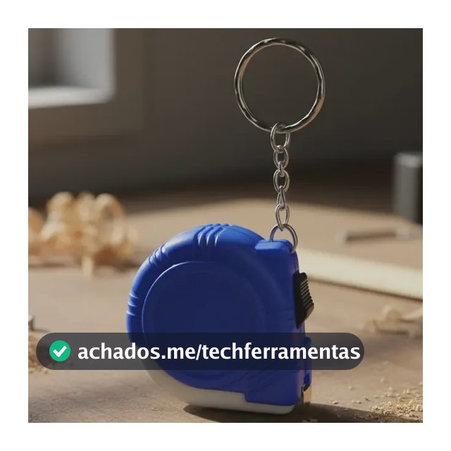 10 Chaveiros Mini Trena Automática Com Trava De 1 Metro