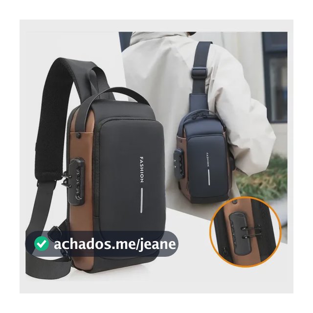 Bolsa Marca Antifurto Tiracolo Transversal Pochete Fashion