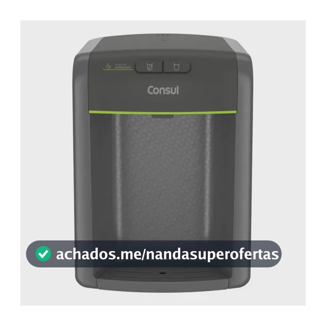 Purificador de Água Consul Cinza CPB34AFVNA