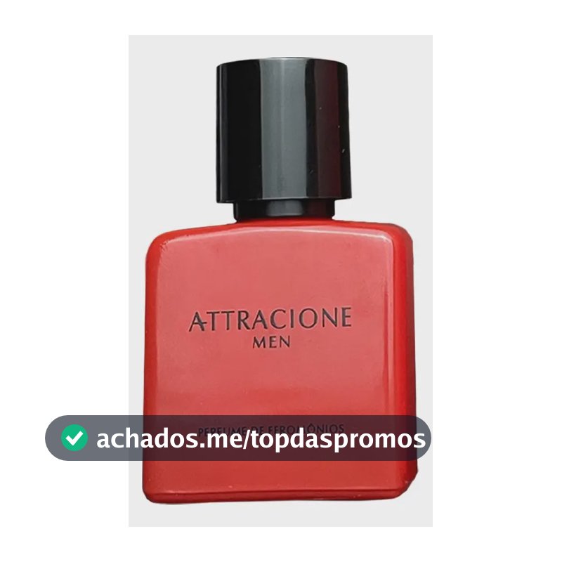 Attracione Men perfume Masculino Com Feromônios Ativados 25 mL