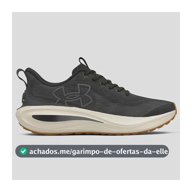 Tênis Masculino Charged Skyline 5 Under Armour Preto Liso 40 Br