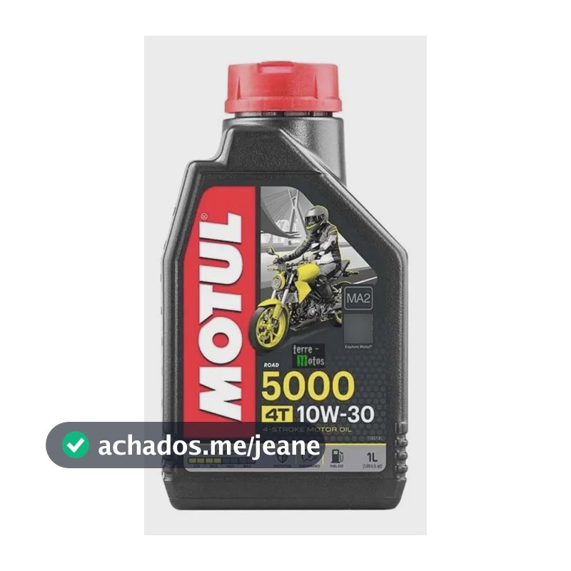 Óleo Para Motor De Moto Motul 5000+ 10w30 4t 1L