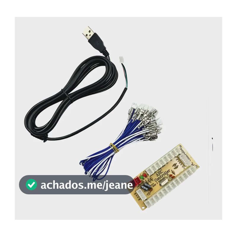 Placa Zero Delay Sanwa Ou Eletromatic! Preto E Azul