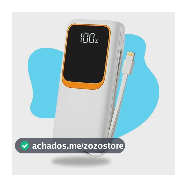 Carregador Portátil Casenn 20.000 mAh Turbo 22,5W Para Celulares